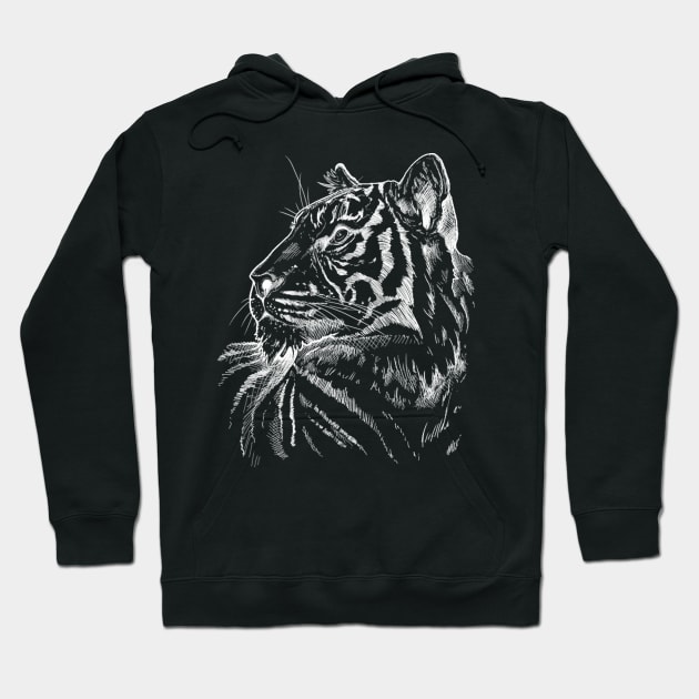 Tiger Hoodie by GnauArt